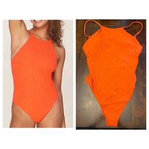 NEW! Andie The Asbury Ribbed One Piece XL